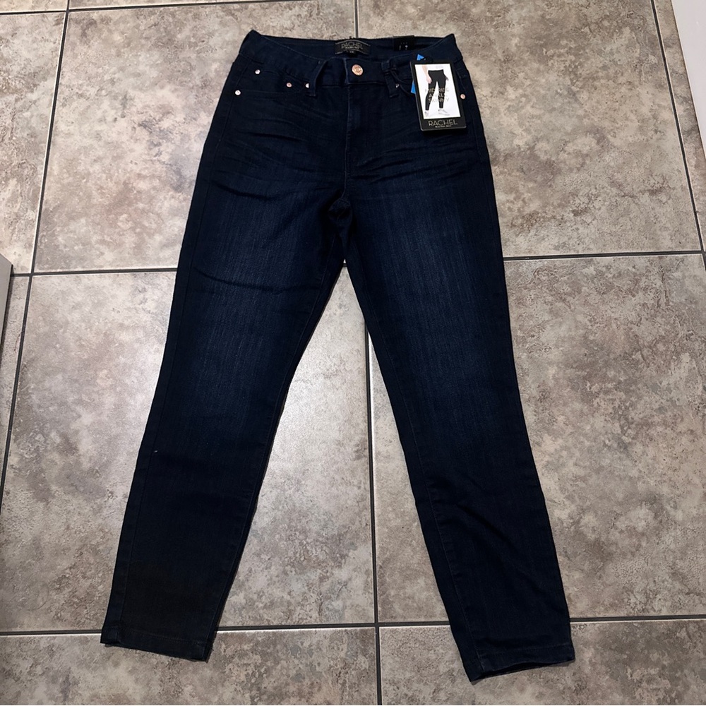 Rachel Roy Dark Wash Mid Rise Skinny Jeans